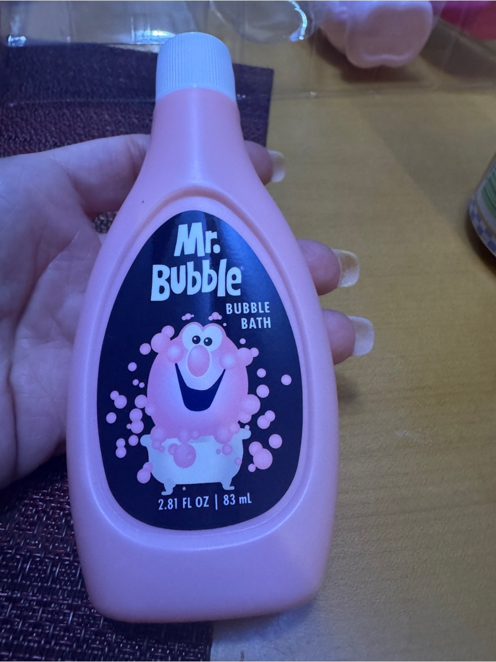 RETRO Mr. Bubble Pink Bubble Bath - Gentle Kids Bath Formula